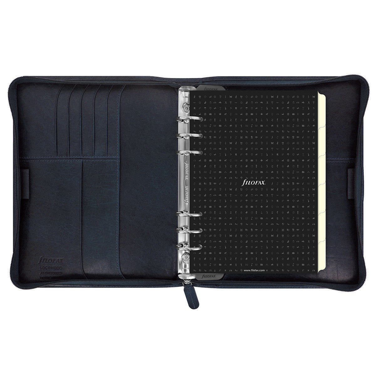 Filofax Organiser A5 Lockwood Zip - Navy - 24Papershop