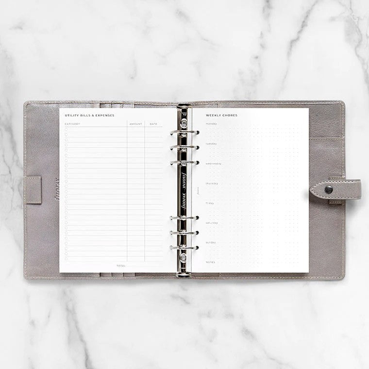 Filofax Organiser & Clipbook Navulling A5 - Household Planner - 24Papershop