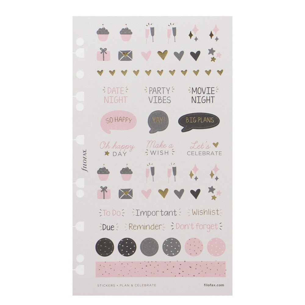 Filofax Stickers - Confetti - 24Papershop