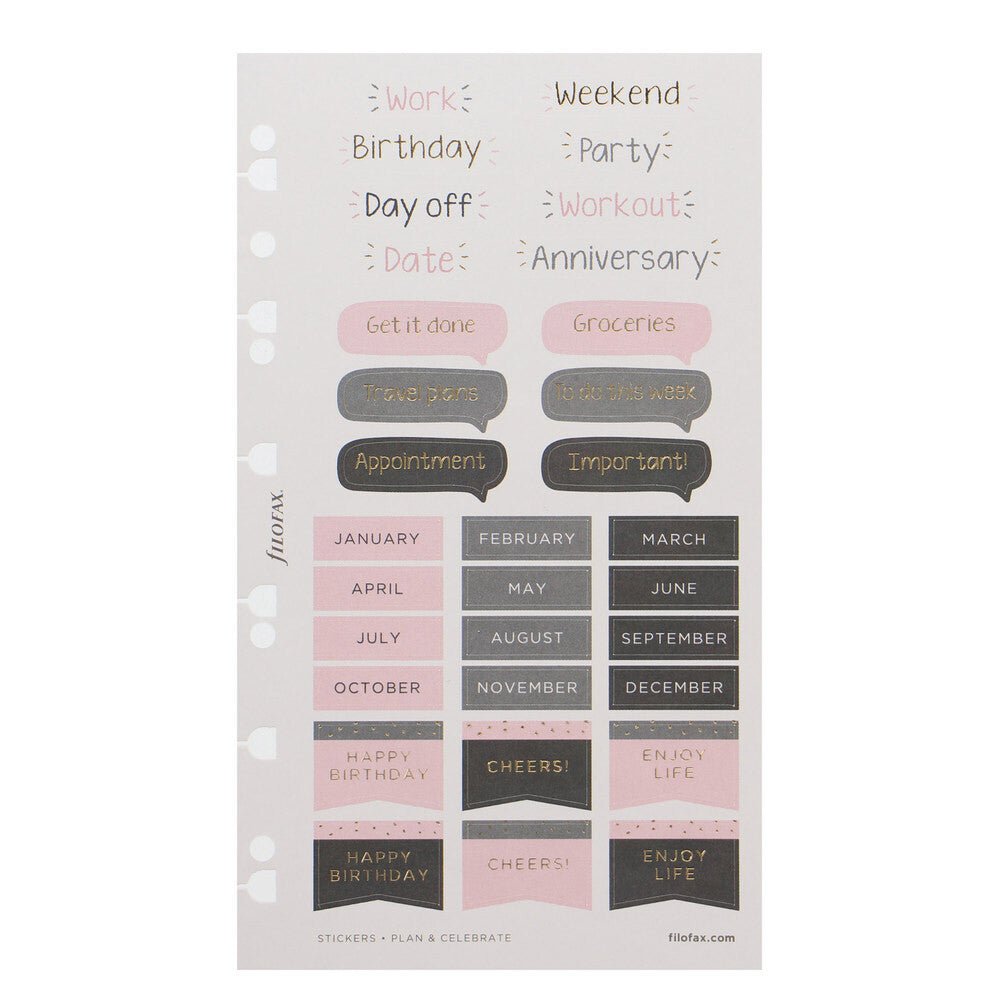 Filofax Stickers - Confetti - 24Papershop