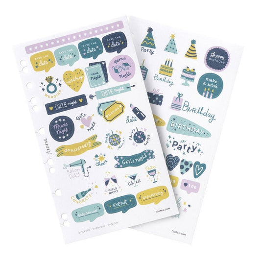 Filofax Stickers - Everyday Fun Days - 24Papershop