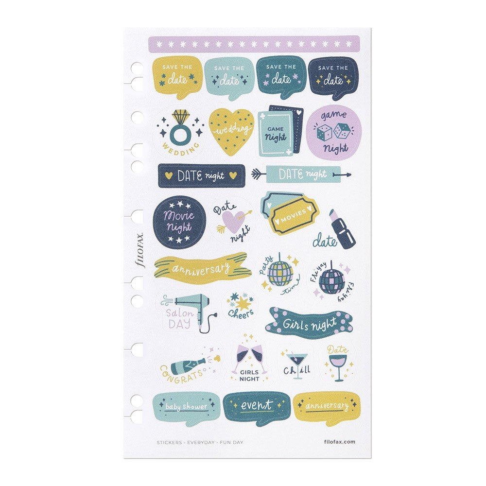 Filofax Stickers - Everyday Fun Days - 24Papershop