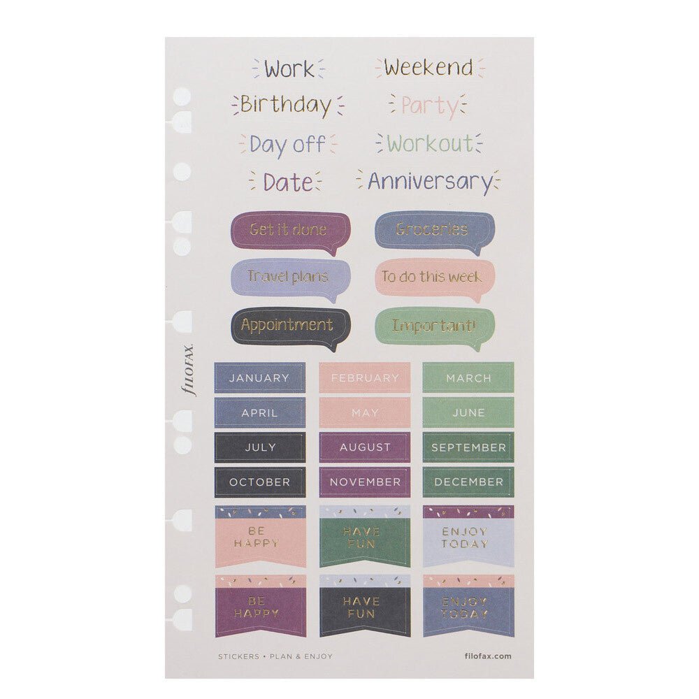 Filofax Stickers - Garden - 24Papershop