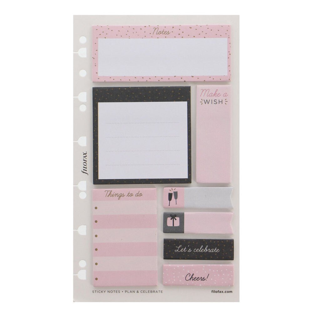 Filofax Sticky Notes - Confetti - 24Papershop