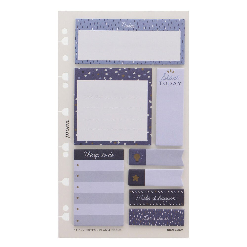 Filofax Sticky Notes - Indigo - 24Papershop