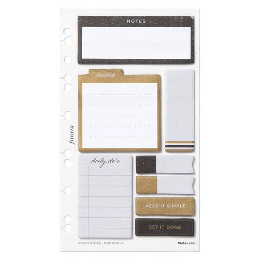 Filofax Sticky Notes - Moonlight - 24Papershop