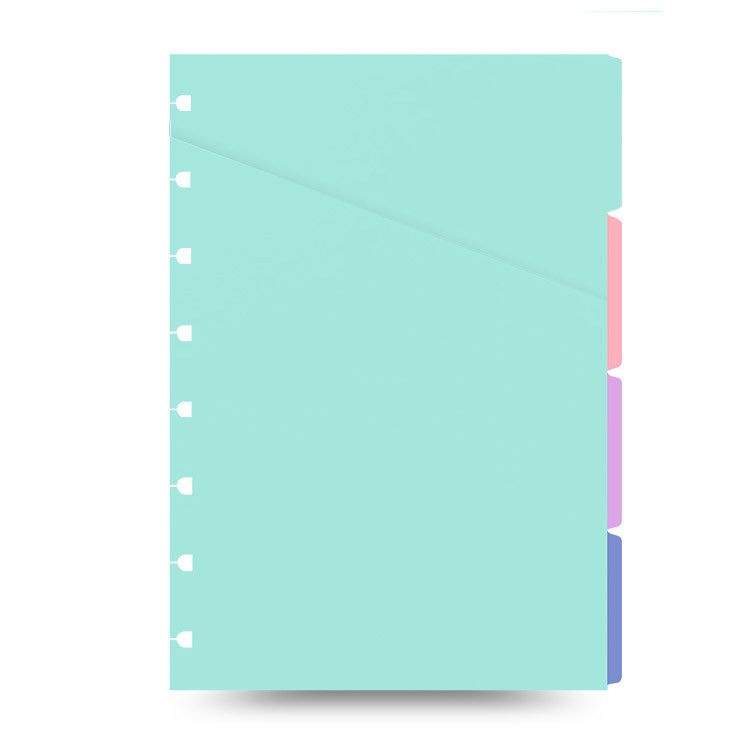 Filofax Tabbladen voor de A5 Hervulbare Notitieboek Pastel (set van 4 bladen) - 24Papershop