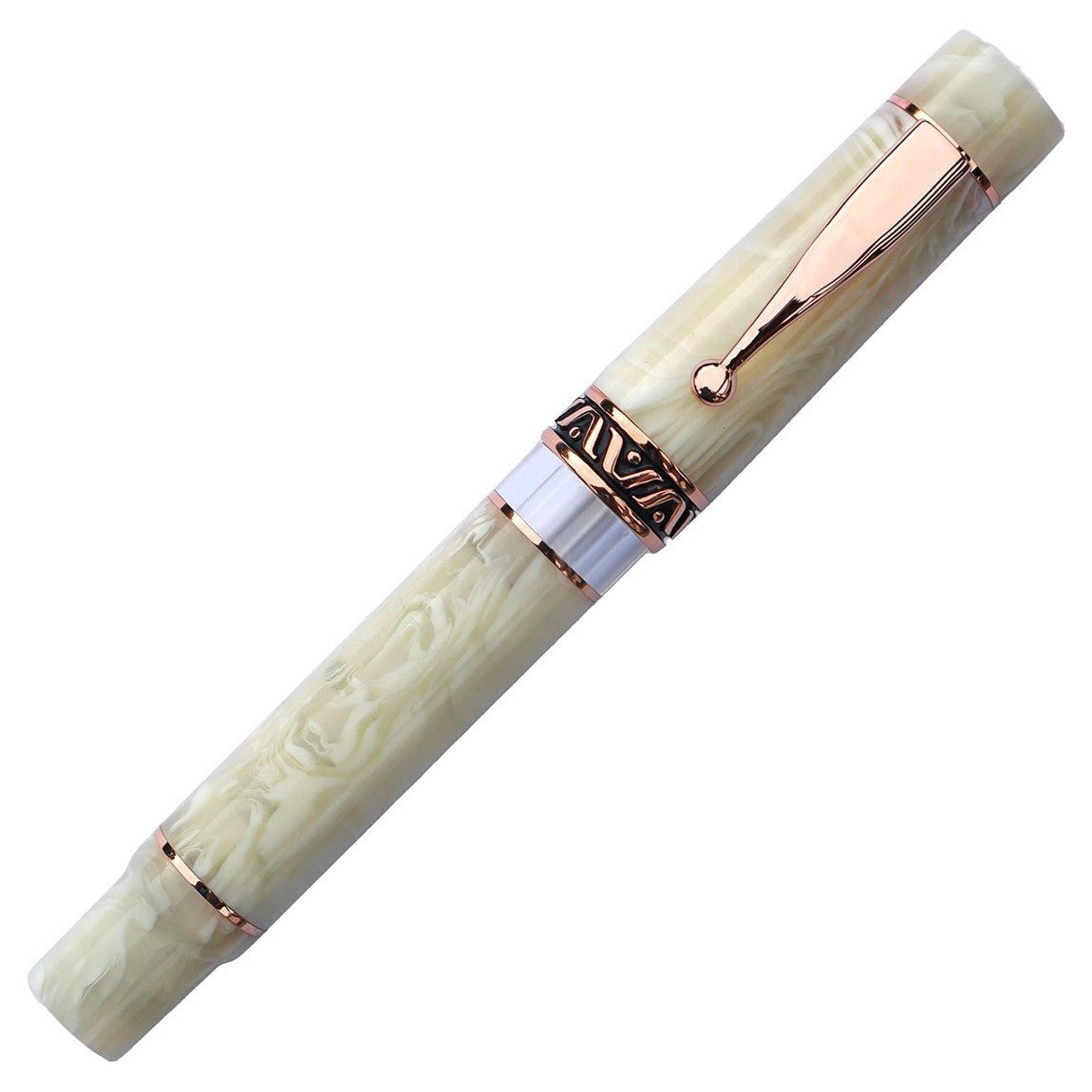 Gioia Bellavista Fountain Pen RGT - Ivory - 24Papershop