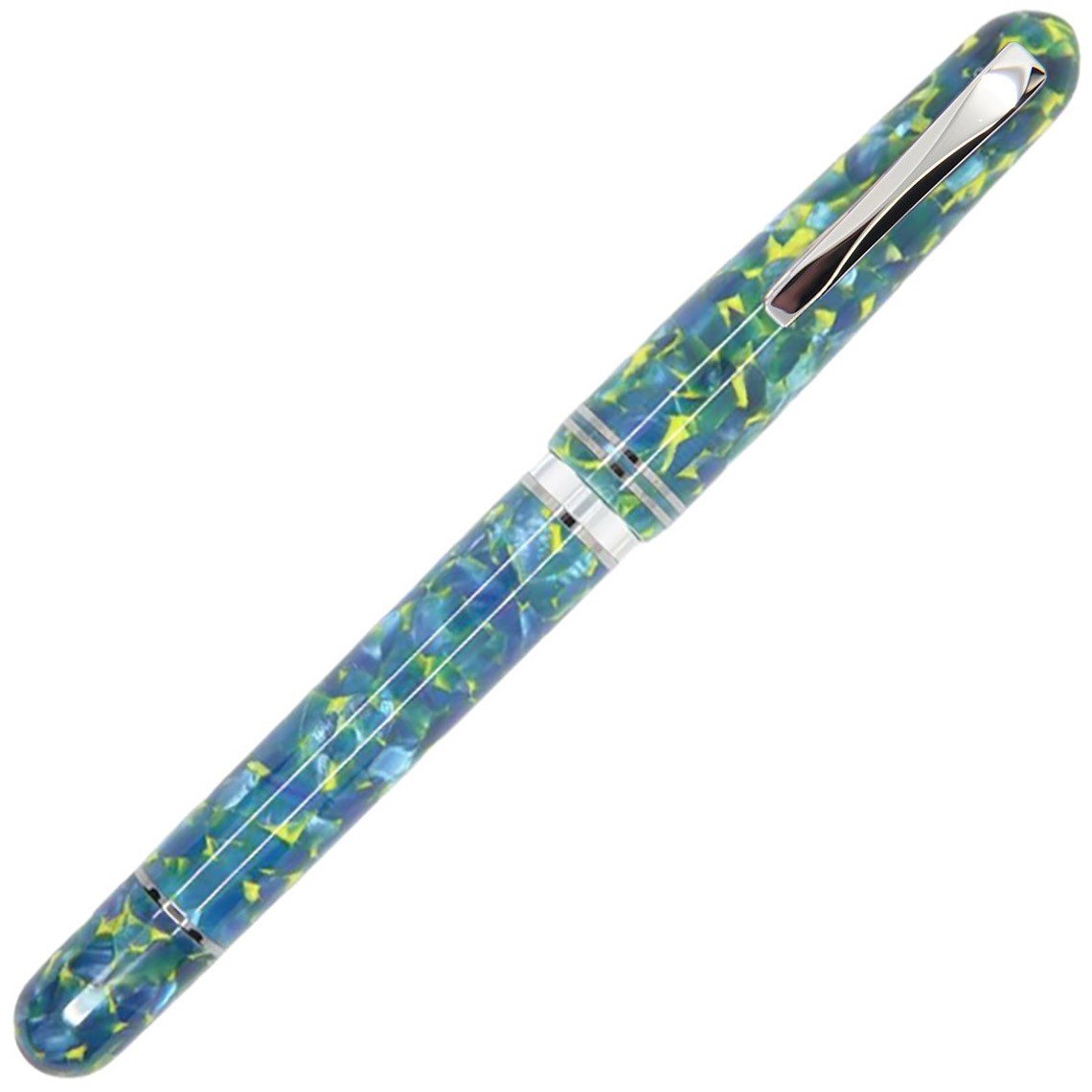 Gioia Metis Fountain Pen CT - Blue Colibri - 24Papershop