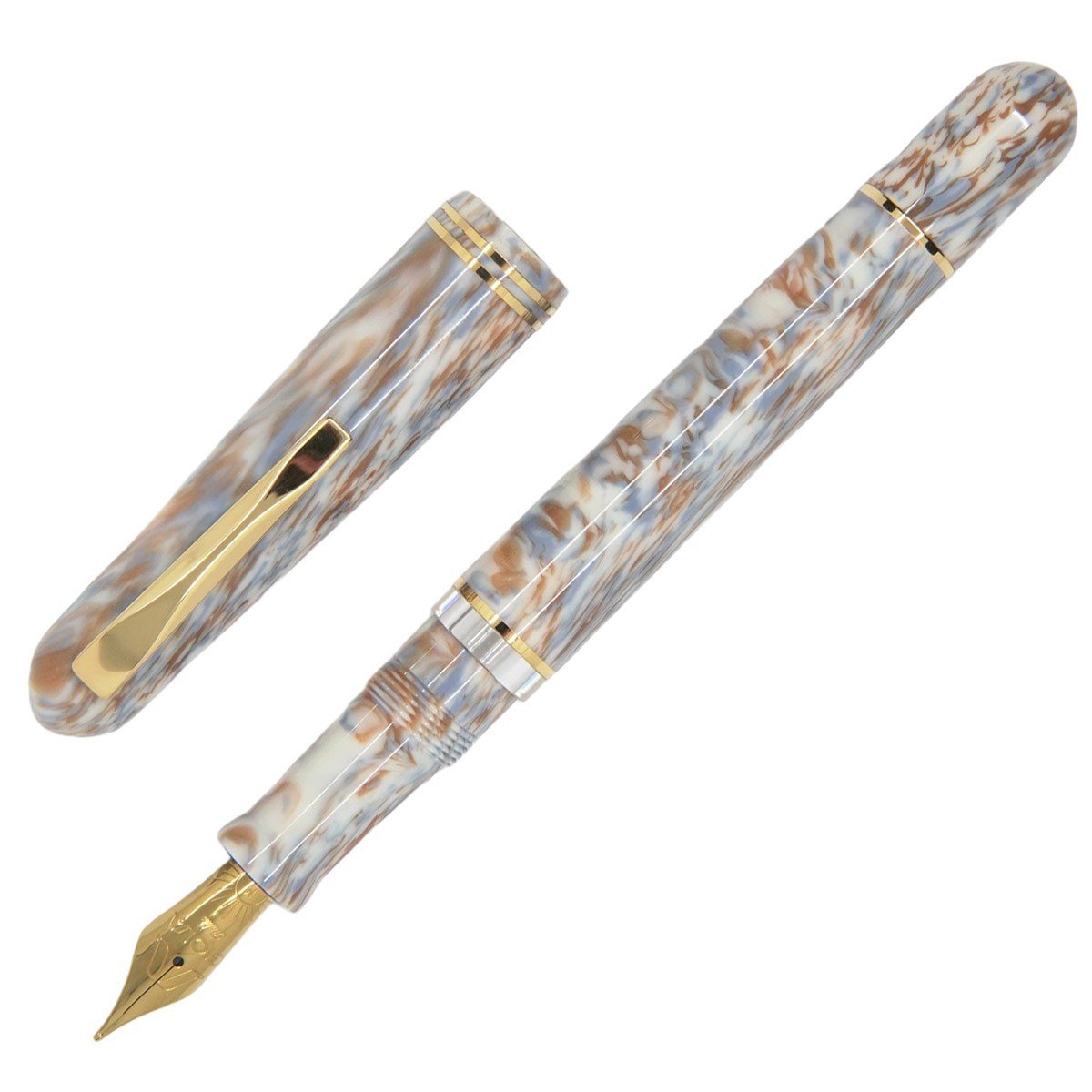 Gioia Metis Fountain Pen GT - Cappuccino - 24Papershop