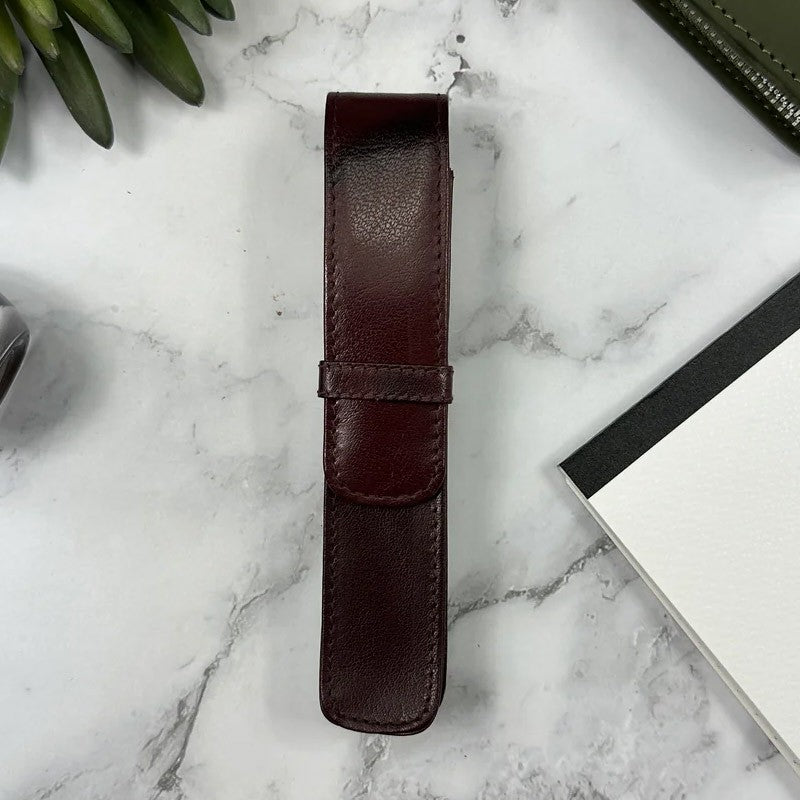 Girologio 1 Pen Case - Oxblood - 24Papershop