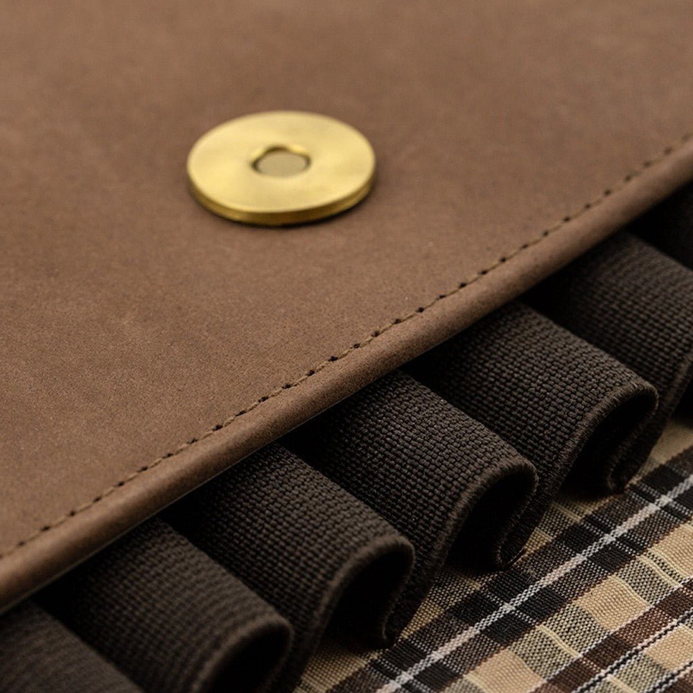 Girologio 12 Pen Folio - Bomber Brown - 24Papershop