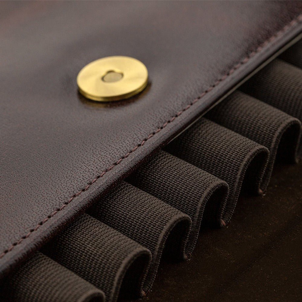 Girologio 12 Pen Folio - Oxblood - 24Papershop