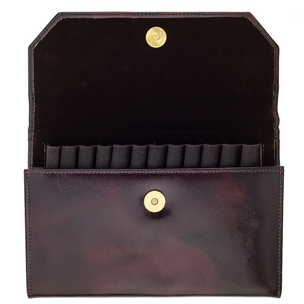 Girologio 12 Pen Folio - Oxblood - 24Papershop