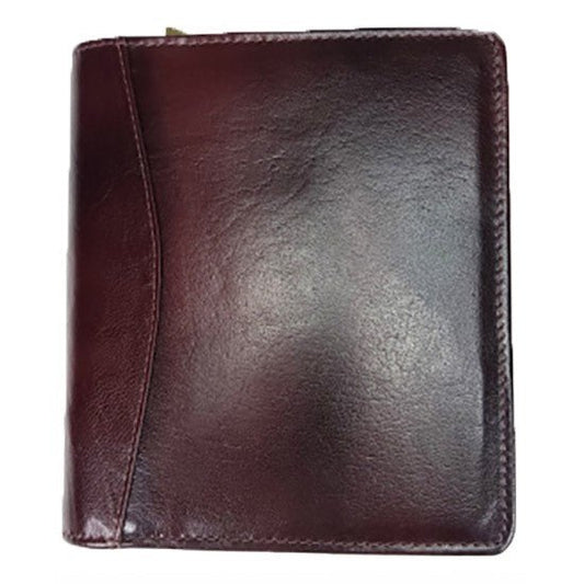 Girologio 12 Zip Pen Case - Oxblood - 24Papershop