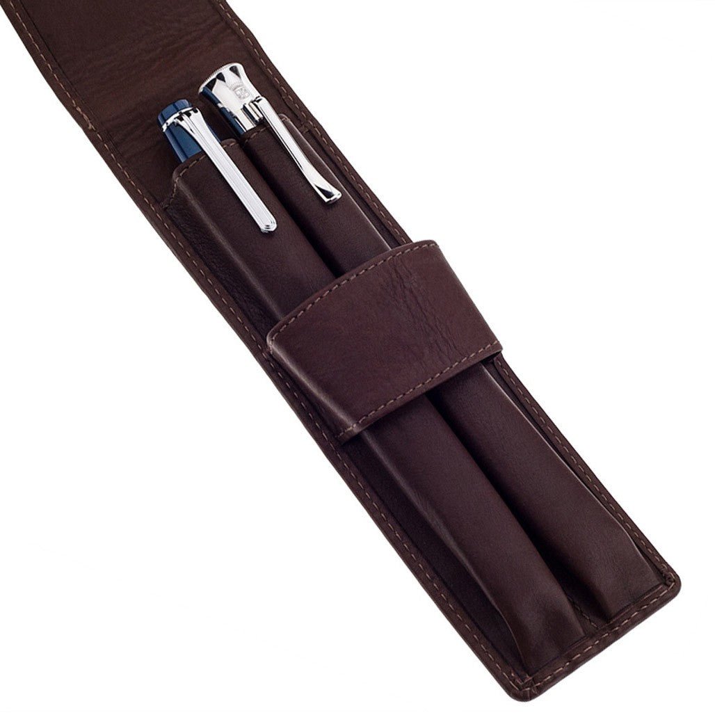 Girologio 2 Pen Case - Brown - 24Papershop