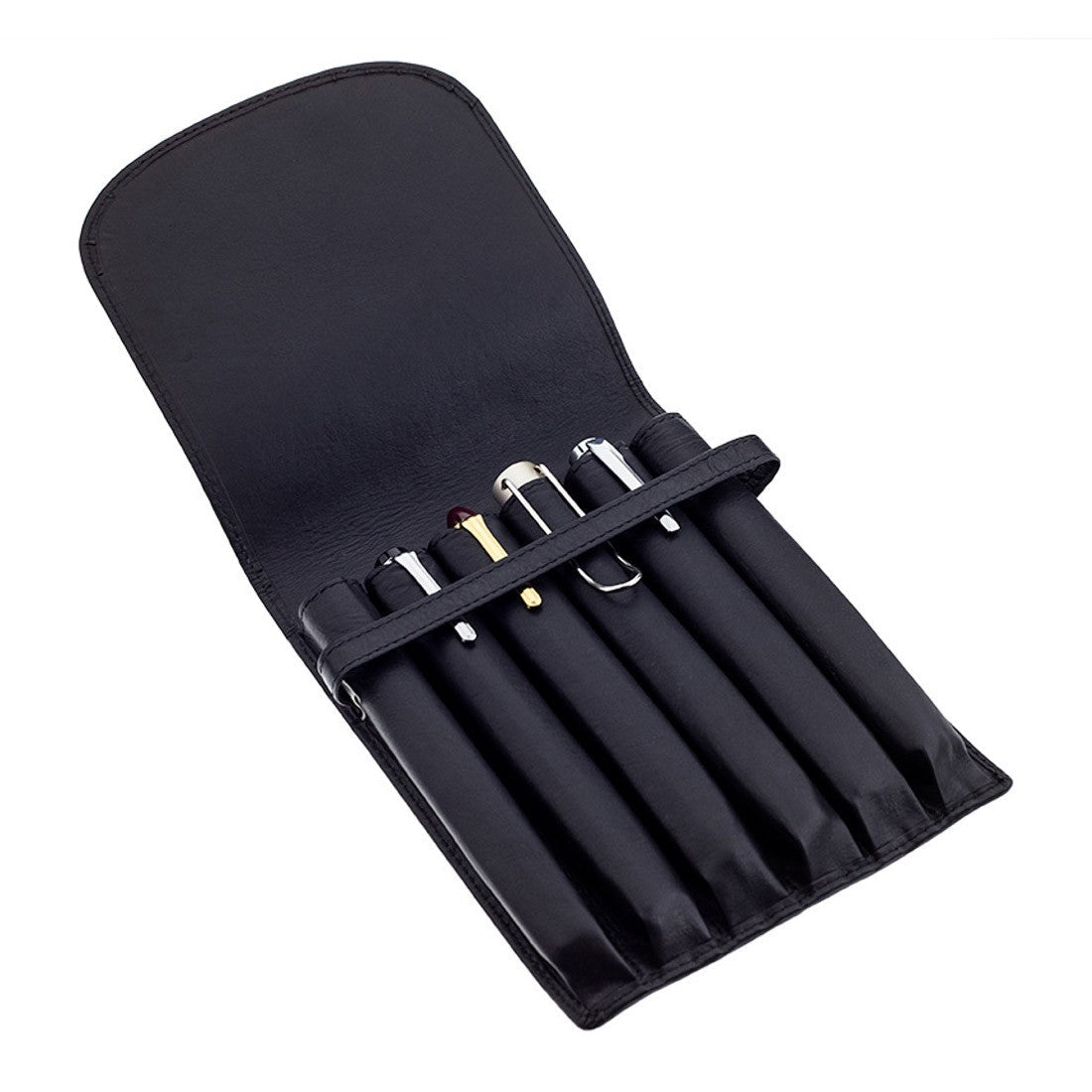 Girologio 6 Pen Case - Black - 24Papershop