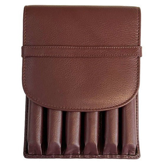 Girologio 6 Pen Case - Brown - 24Papershop