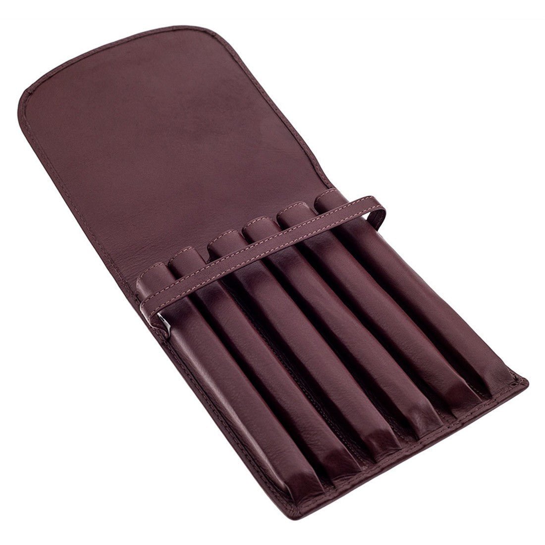 Girologio 6 Pen Case - Brown - 24Papershop