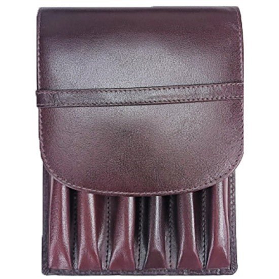 Girologio 6 Pen Case - Oxblood - 24Papershop