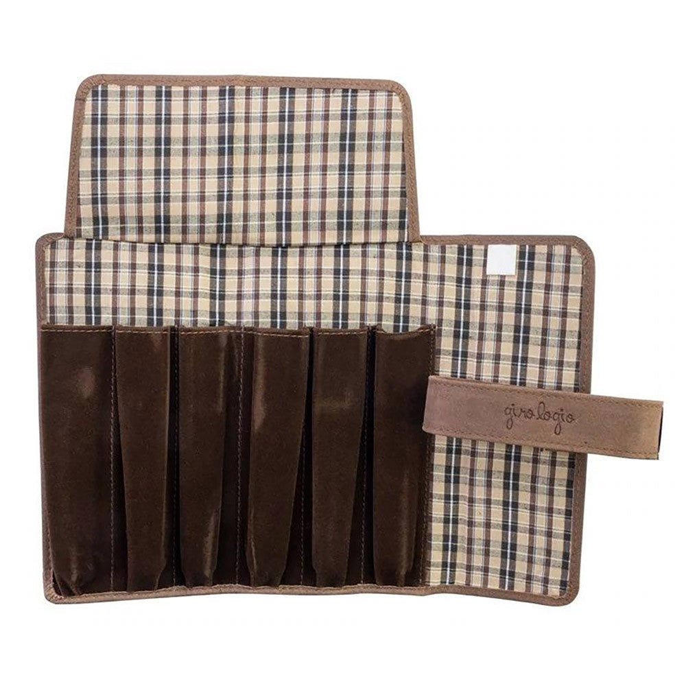 Girologio 6 Pen Wrap - Bomber Brown - 24Papershop