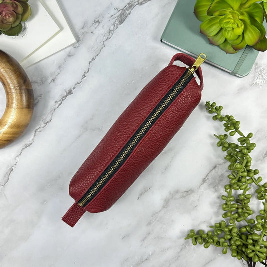 Girologio Zipper Pouch - Crimson Ember - 24Papershop