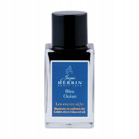 J. Herbin Inktpot 15ml - 1670 - Blue Ocean