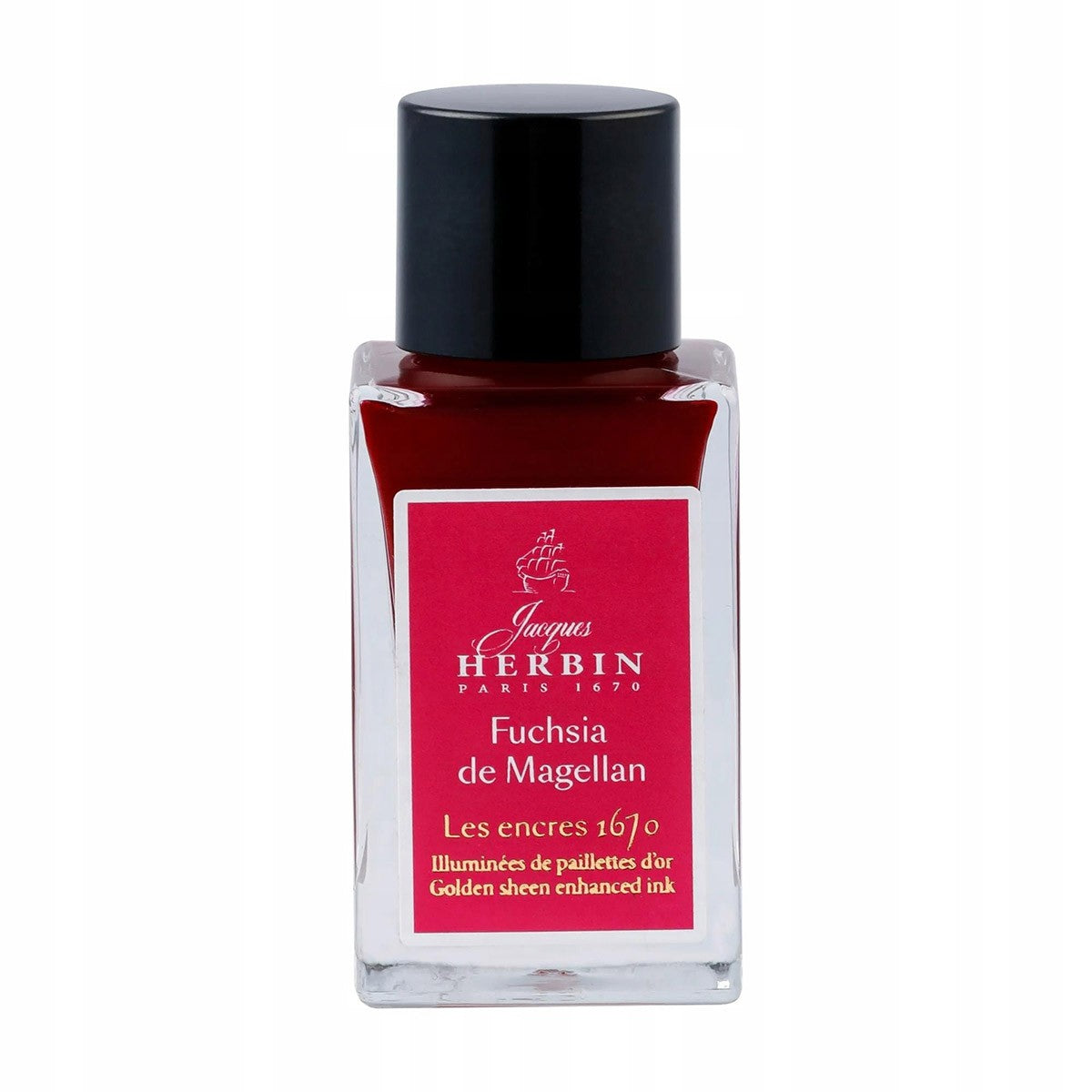 J. Herbin Inktpot 15ml - 1670 - Fuchsia de Magellan 