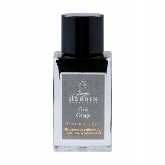 J. Herbin Inktpot 15ml - 1670 - Gris Orage