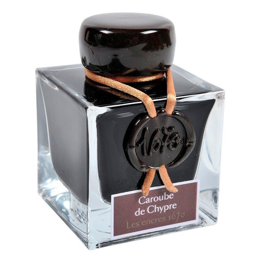 J. Herbin 1670 inktpot - Caroube de Chypre - 24Papershop