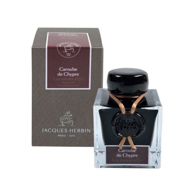 J. Herbin 1670 inktpot - Caroube de Chypre - 24Papershop