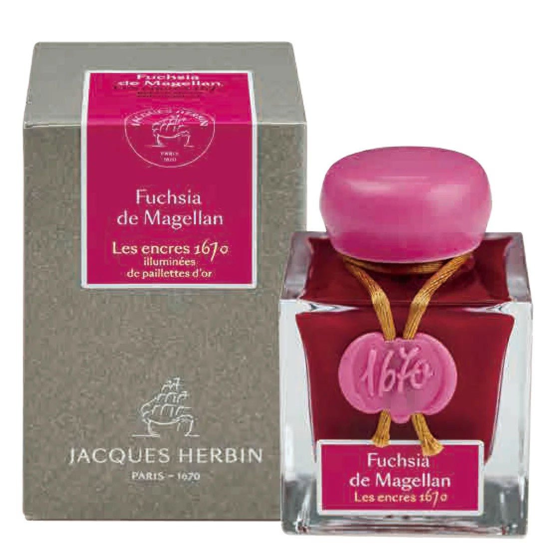 J. Herbin 1670 inktpot - Fuchsia de Magellan - 24Papershop