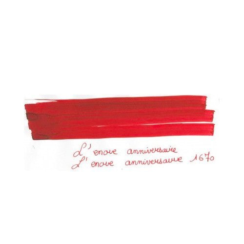 J. Herbin 1670 inktpot - Rouge Hermatite - 24Papershop