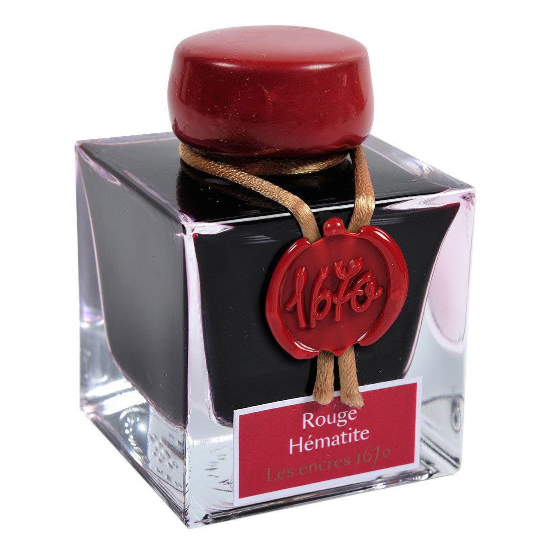 J. Herbin 1670 inktpot - Rouge Hermatite - 24Papershop