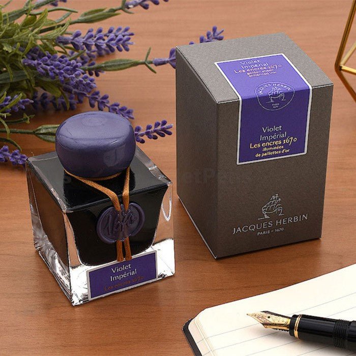 J. Herbin 1670 inktpot - Violet Imperial - 24Papershop