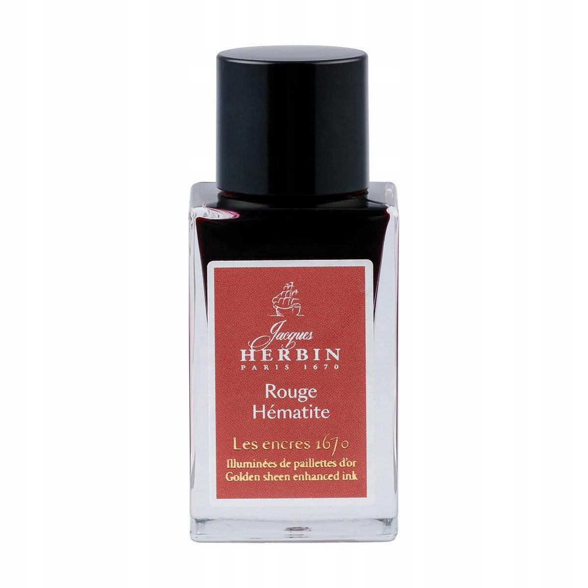 J. Herbin Inktpot 15ml - 1670 - Rouge Hématite