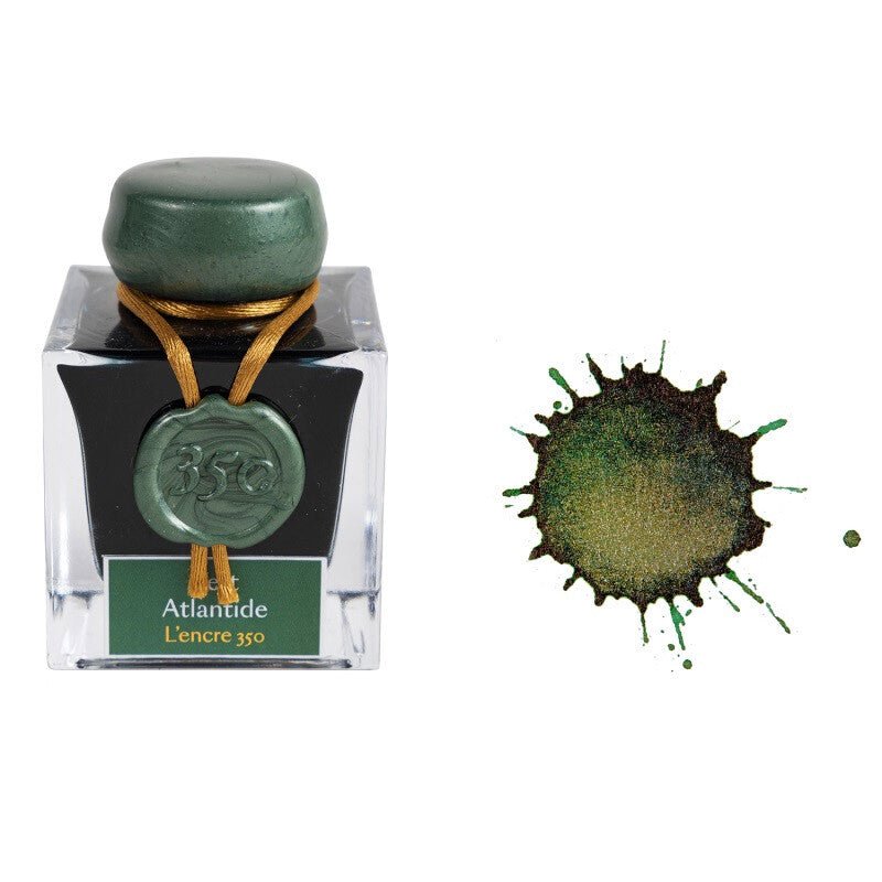 J. Herbin 350th Anniversary inktpot - Vert Atlantide - 24Papershop