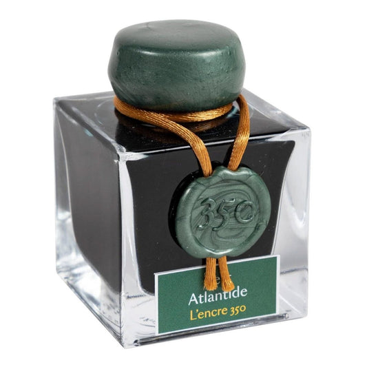 J. Herbin 350th Anniversary inktpot - Vert Atlantide - 24Papershop