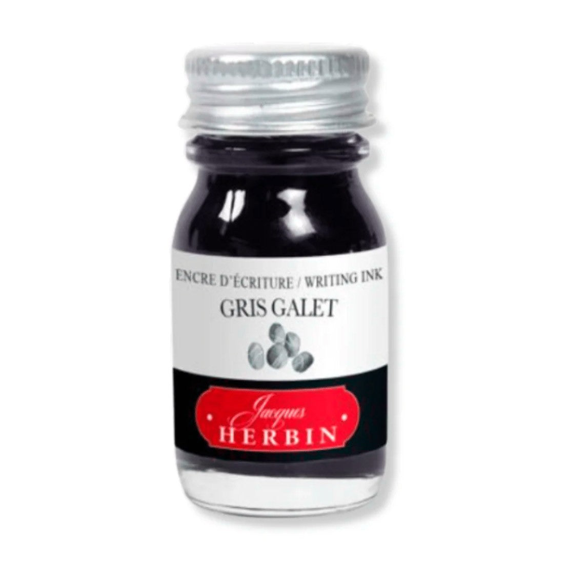 J. Herbin Inktpot 10ml - La Perle des encres - Gris Galet