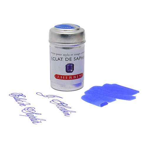 J. Herbin inktpatronen (6 stuks) - Eclat de Saphir - 24Papershop