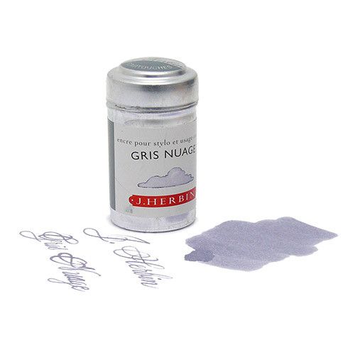 J. Herbin inktpatronen (6 stuks) - Gris Nuage - 24Papershop