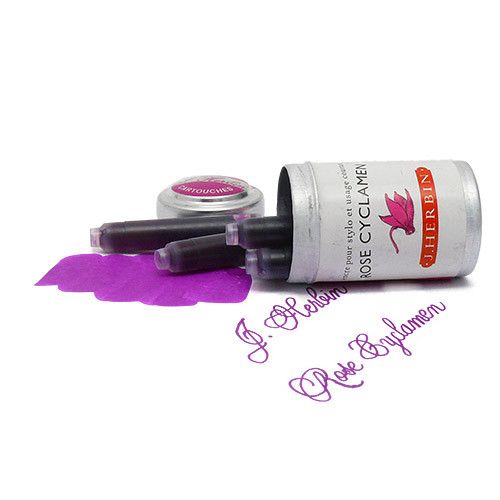 J. Herbin inktpatronen (6 stuks) - Rose Cyclamen - 24Papershop