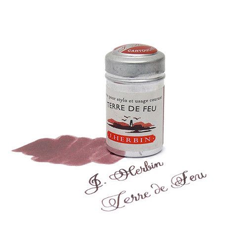 J. Herbin inktpatronen (6 stuks) - Terre de Feu - 24Papershop