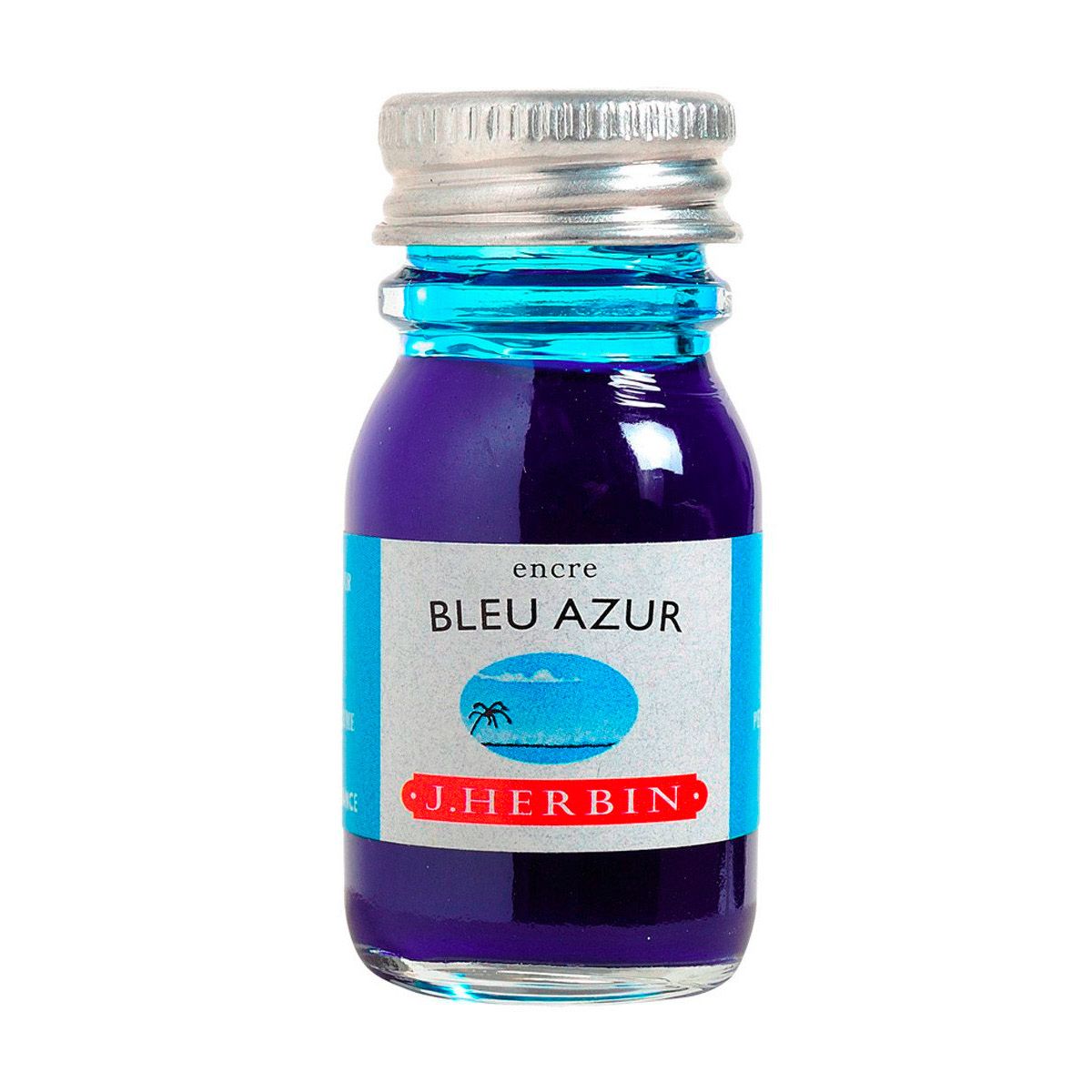 J. Herbin inktpot 10ml - Bleu Azur - 24Papershop