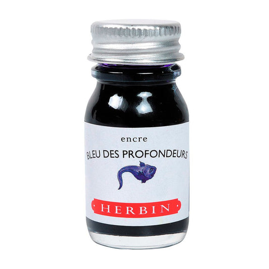 J. Herbin inktpot 10ml - Bleu des Profondeurs - 24Papershop