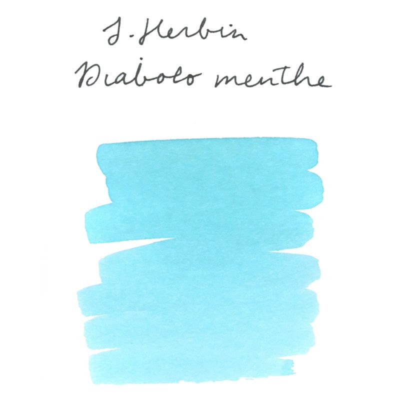 J. Herbin inktpot 10ml - Diabolo Menthe - 24Papershop