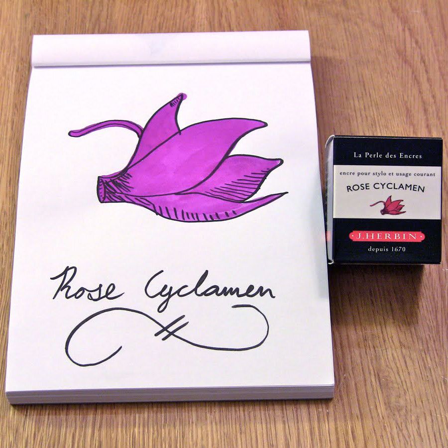 J. Herbin inktpot 10ml - Rose Cyclamen - 24Papershop