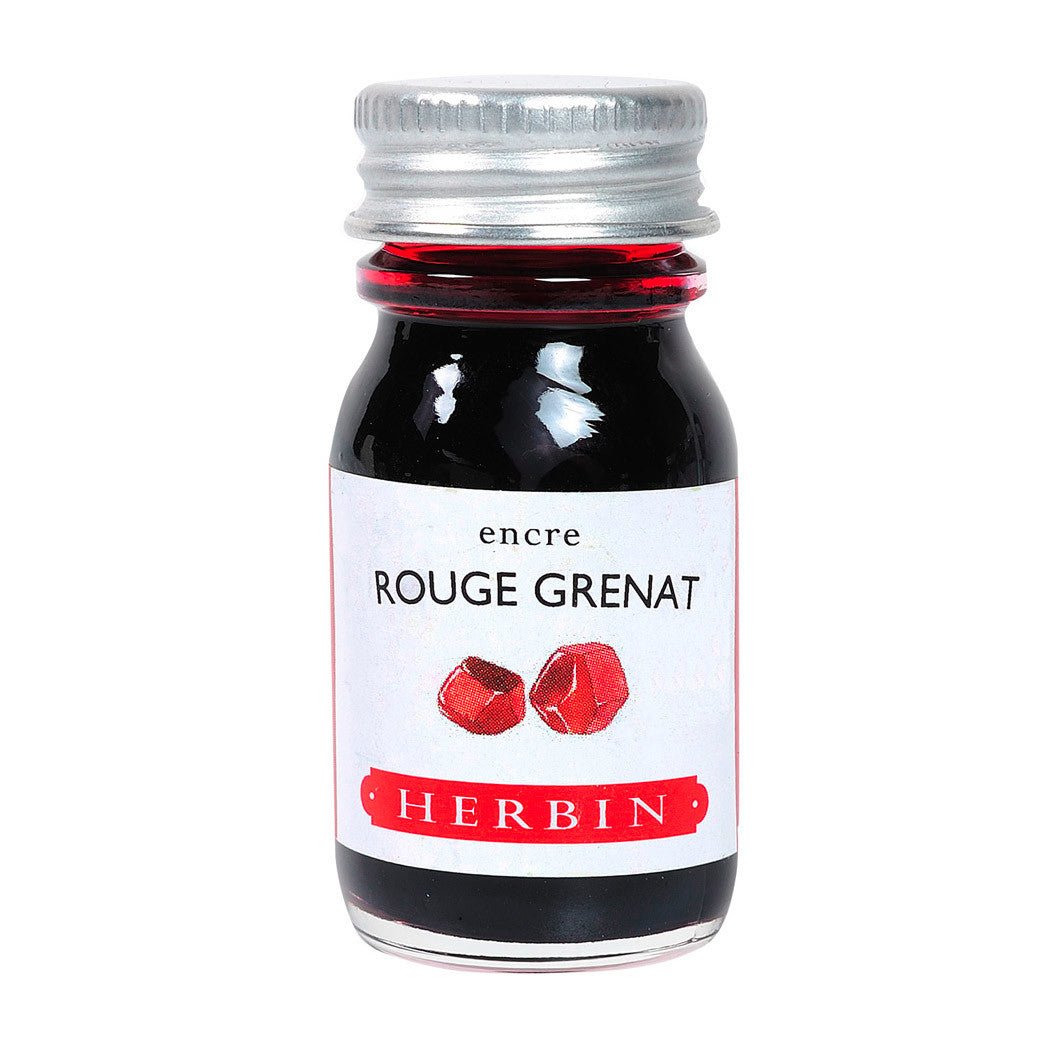 J. Herbin inktpot 10ml - Rouge Grenat - 24Papershop