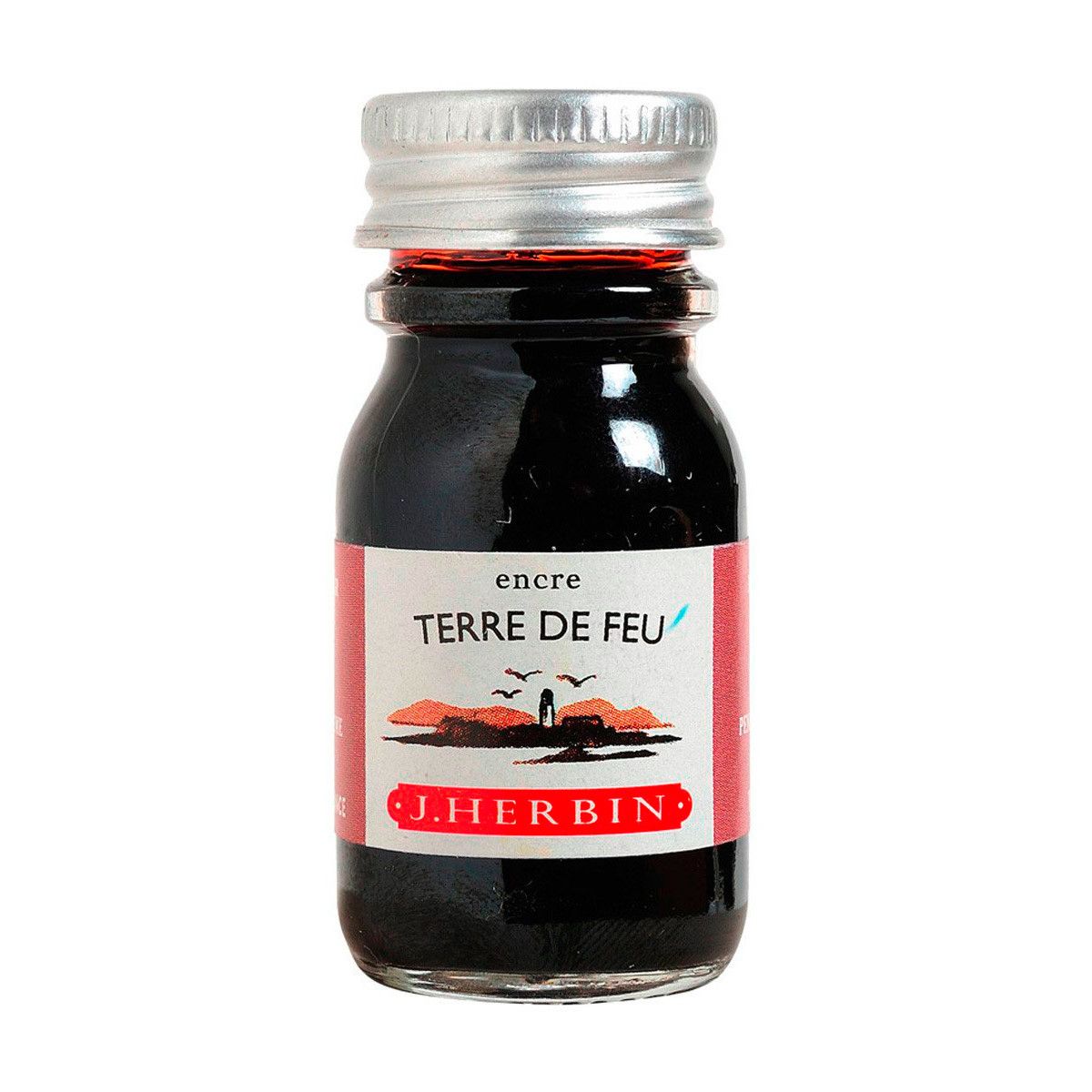 J. Herbin inktpot 10ml - Terre de Feu - 24Papershop