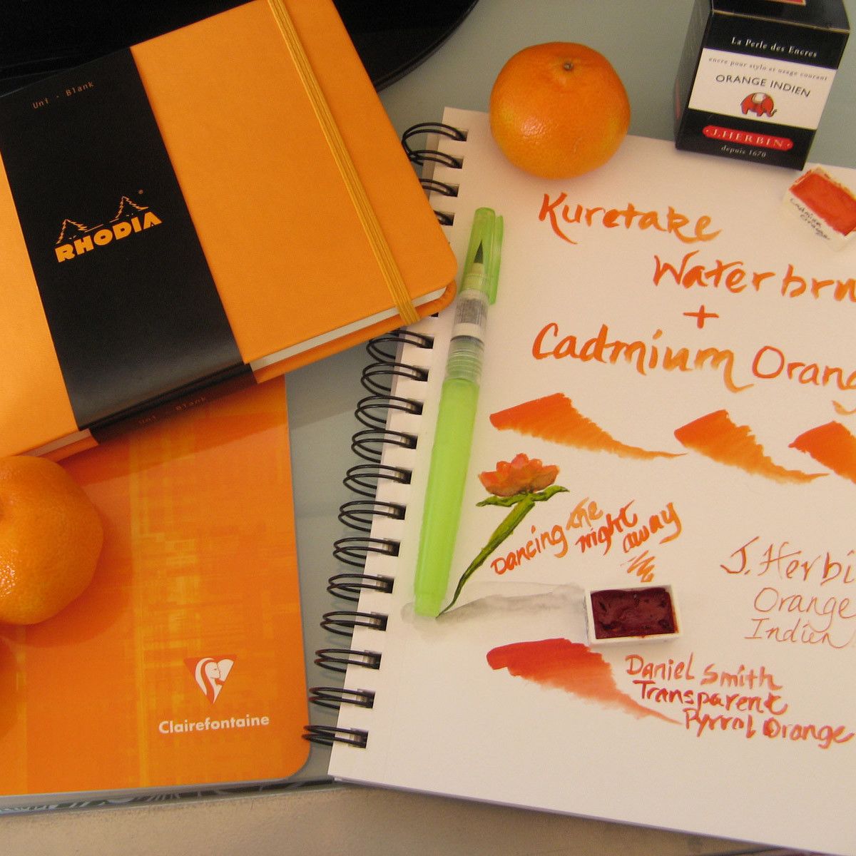 J. Herbin Inktpot - Orange Indien - 24Papershop